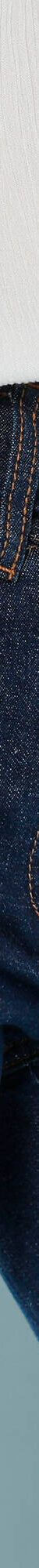 Jean droit à découpes, Spécial Petites (dark blue) Jean droit à découpes, Spécial Petites (dark blue)